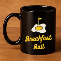 Breakfast Ball Mulligan Golf 11oz C Handle Ceramic Mug