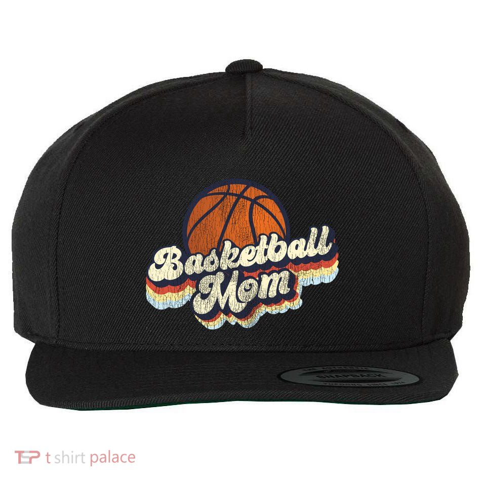 Basketball Bball Mom Family Matching Basketball Mom Gift Wool Snapback Cap