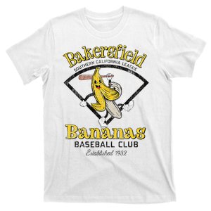 Bakersfield Bananas Minor League Retro Baseball Team T-Shirt