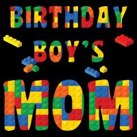 Building Block Mom Of Birthday Boy Wool Snapback Cap