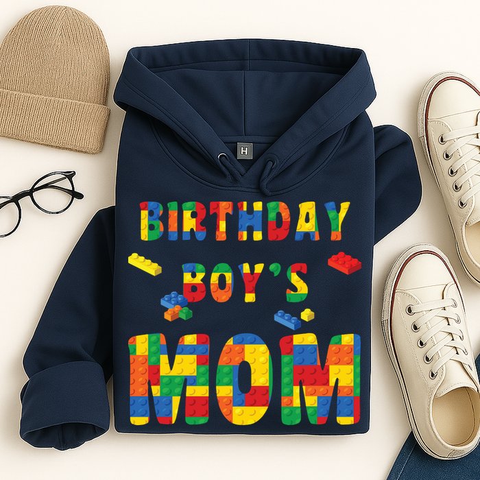 Building Block Mom Of Birthday Boy Hoodie