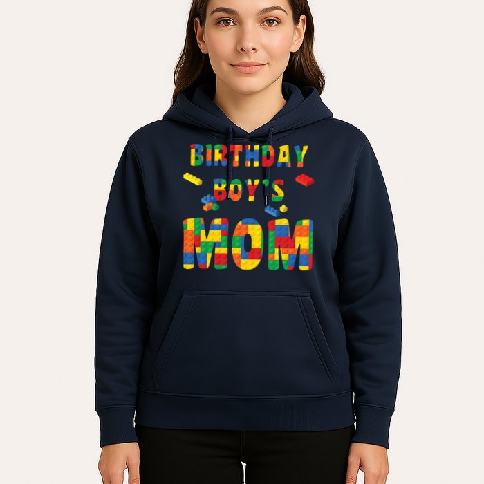Building Block Mom Of Birthday Boy Hoodie