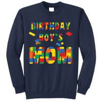Building Block Mom Of Birthday Boy Sweatshirt