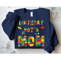 Building Block Mom Of Birthday Boy Sweatshirt