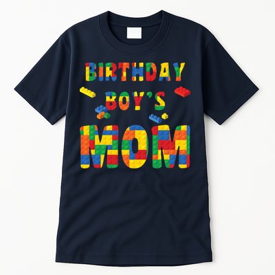 Building Block Mom Of Birthday Boy Tall T-Shirt
