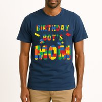 Building Block Mom Of Birthday Boy Tall T-Shirt