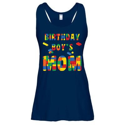 Building Block Mom Of Birthday Boy Ladies Essential Flowy Tank