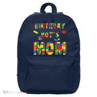 Building Block Mom Of Birthday Boy 16 in Basic Backpack