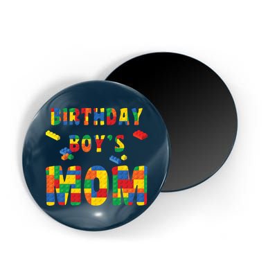 Building Block Mom Of Birthday Boy Magnet