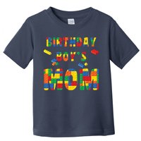 Building Block Mom Of Birthday Boy Toddler T-Shirt