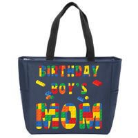 Building Block Mom Of Birthday Boy Zip Tote Bag
