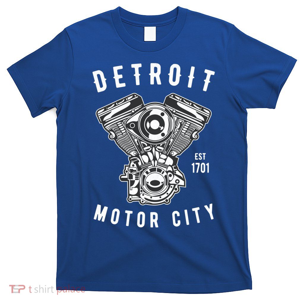 Big Block Motor City Michigan Detroit Car Lover Gift T-Shirt