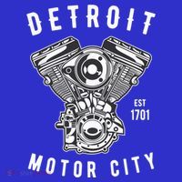 Big Block Motor City Michigan Detroit Car Lover Gift Premium T-Shirt