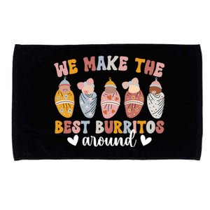 Best Burritos Mother Nurse Postpartum Nurse Meaningful Gift Microfiber Hand Towel