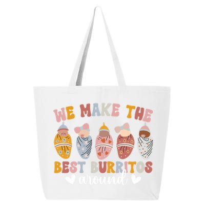 Best Burritos Mother Nurse Postpartum Nurse Meaningful Gift 25L Jumbo Tote