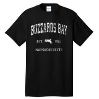 Buzzards Bay Massachusetts MA Vintage Athletic Sports Tall T-Shirt