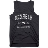 Buzzards Bay Massachusetts MA Vintage Athletic Sports Tank Top