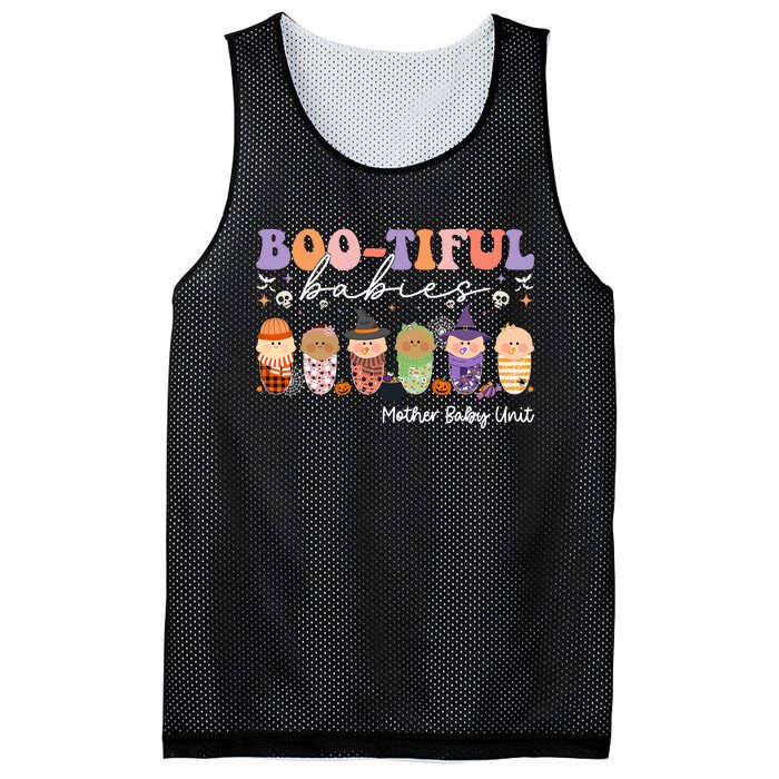 Bootiful Babies Mother Baby Unit Spooky Halloween Mesh Reversible Basketball Jersey Tank