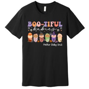 Bootiful Babies Mother Baby Unit Spooky Halloween Premium T-Shirt