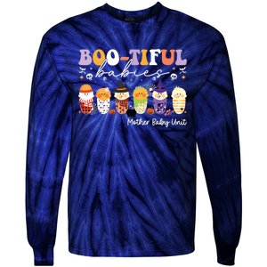 Bootiful Babies Mother Baby Unit Spooky Halloween Tie-Dye Long Sleeve Shirt