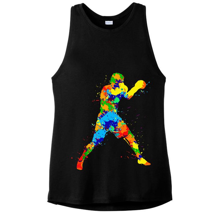 Boxing Boxer Men Ladies PosiCharge Tri-Blend Wicking Tank