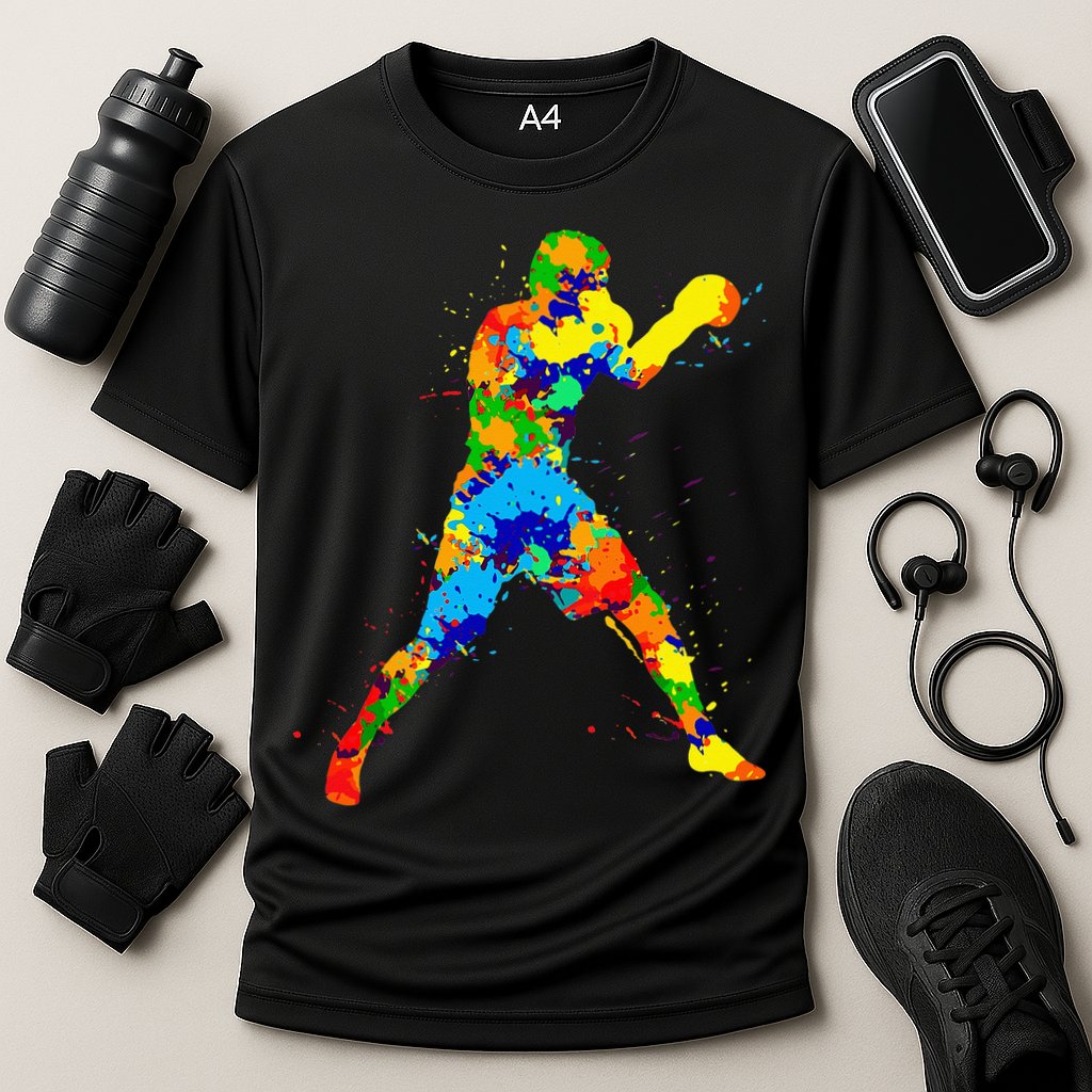 Boxing Boxer Men Cooling Performance Crew T-Shirt