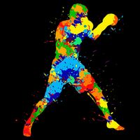 Boxing Boxer Men Cooling Performance Crew T-Shirt