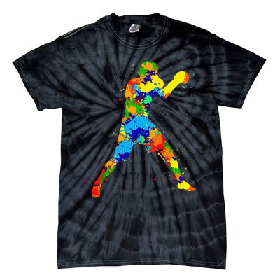 Boxing Boxer Men Tie-Dye T-Shirt