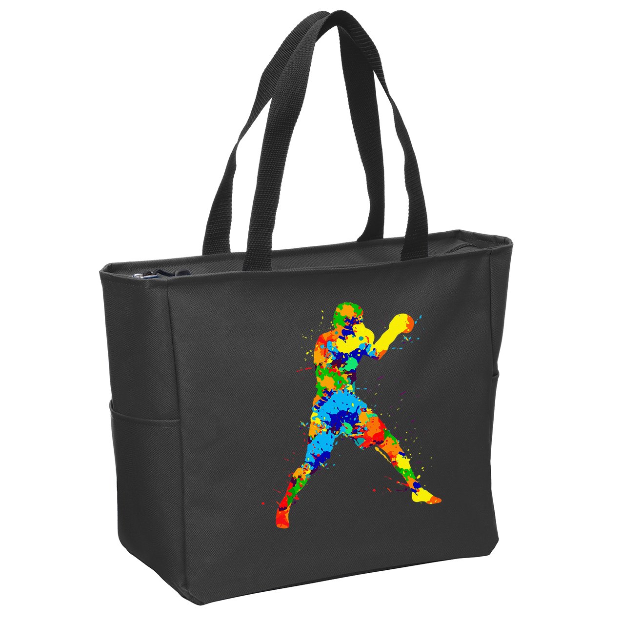 Boxing Boxer Men Zip Tote Bag