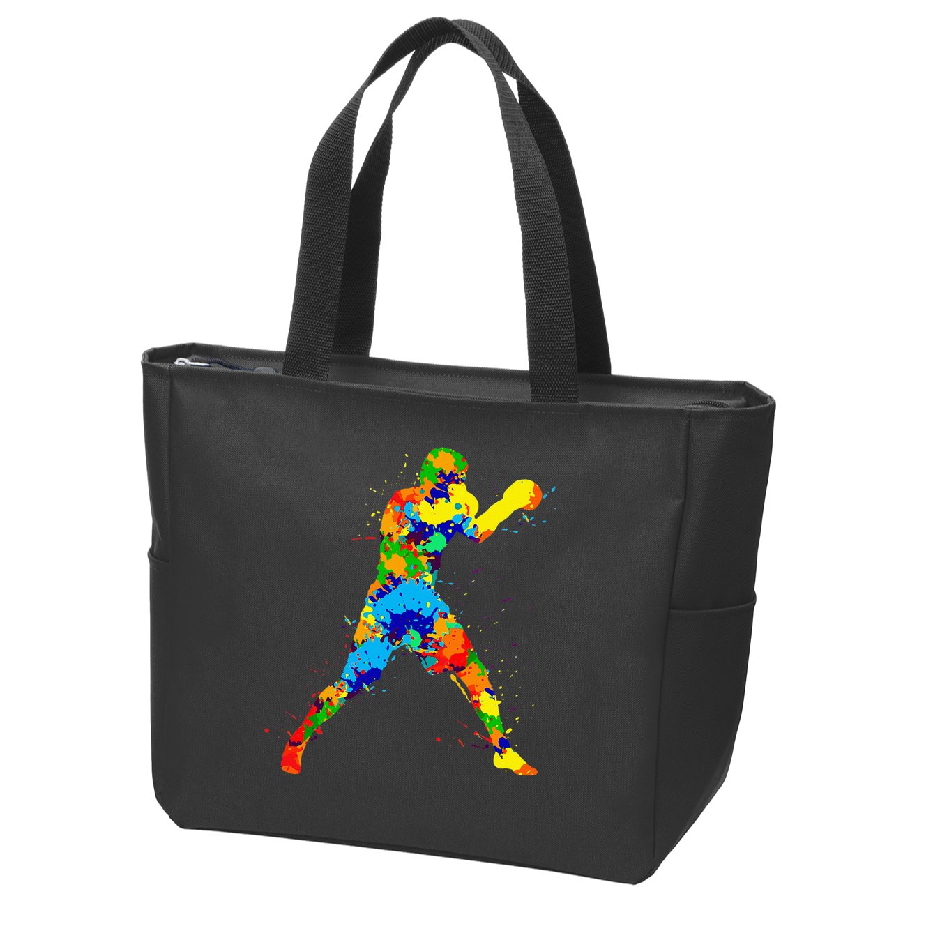 Boxing Boxer Men Zip Tote Bag