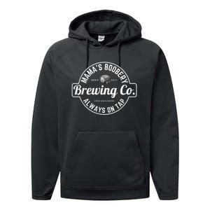 Breastfeeding Brewery Mamas Boobery New Mom Brewing Performance Fleece Hoodie