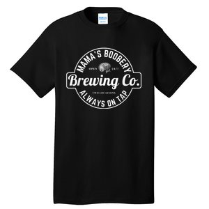 Breastfeeding Brewery Mamas Boobery New Mom Brewing Tall T-Shirt