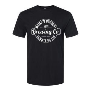 Breastfeeding Brewery Mamas Boobery New Mom Brewing Softstyle CVC T-Shirt