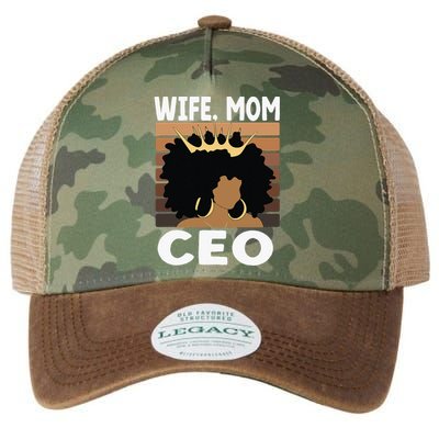 Black Business Month Wo Wife Mom CEO Melanin Legacy Tie Dye Trucker Hat