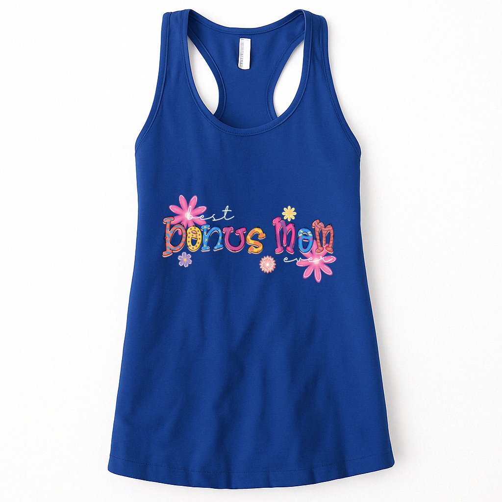 Best Bonus Mom Ever Happy Mothers Day Gift Womens Tank Top