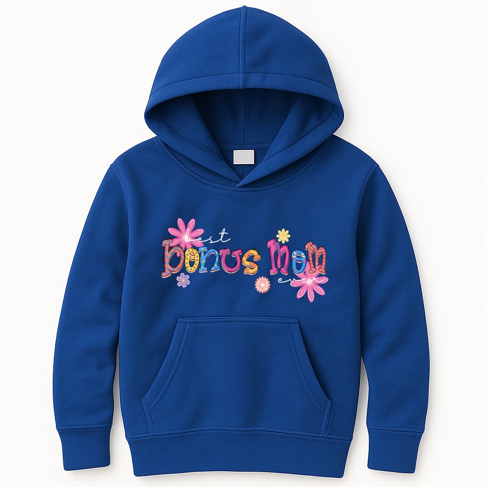 Best Bonus Mom Ever Happy Mothers Day Gift Kids Hoodie