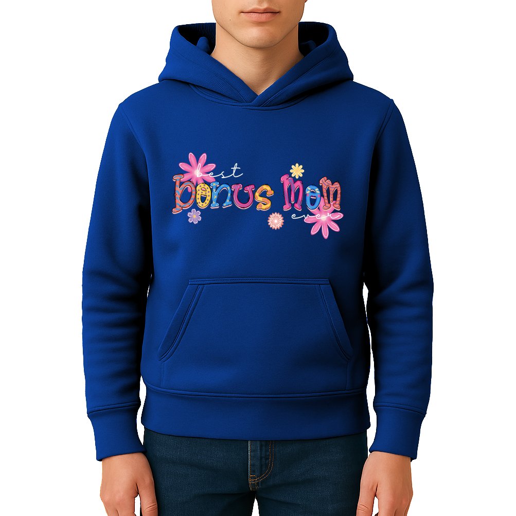 Best Bonus Mom Ever Happy Mothers Day Gift Kids Hoodie