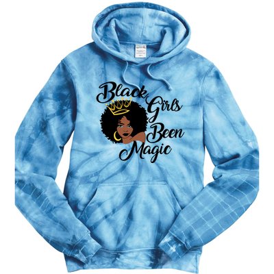 Black Been Magic Melanin Black History Gift Tie Dye Hoodie