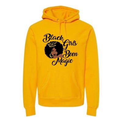 Black Been Magic Melanin Black History Gift Premium Hoodie