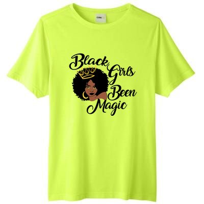 Black Been Magic Melanin Black History Gift Tall Fusion ChromaSoft Performance T-Shirt