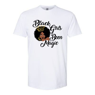 Black Been Magic Melanin Black History Gift Softstyle CVC T-Shirt