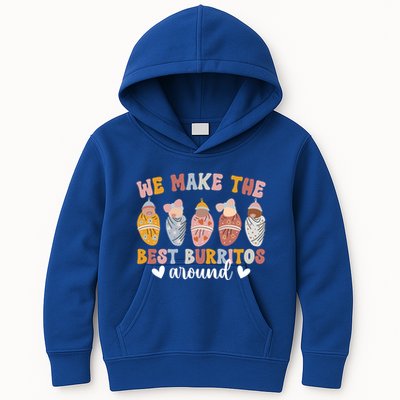 Best Burritos Mother Nurse Postpartum Nurse Cool Gift Kids Hoodie