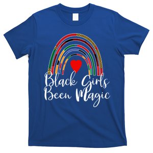 Black Been Magic Rainbow African Kente Great Gift T-Shirt