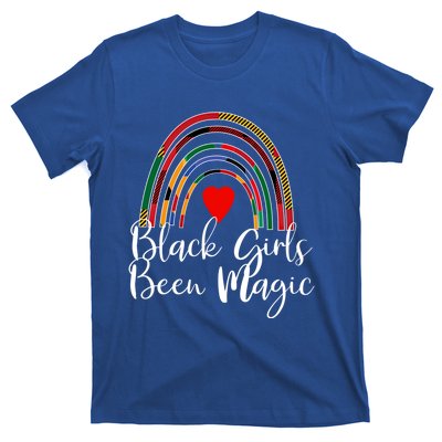 Black Been Magic Rainbow African Kente Great Gift T-Shirt