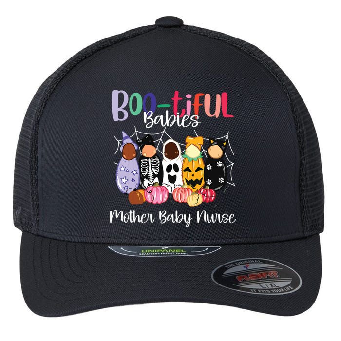 Bootiful Babies Mother Baby Nurse Funny Halloween Flexfit Unipanel Trucker Cap