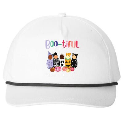 Bootiful Babies Mother Baby Nurse Funny Halloween Snapback Five-Panel Rope Hat