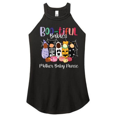 Bootiful Babies Mother Baby Nurse Funny Halloween Women’s Perfect Tri Rocker Tank