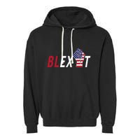 Blexit Blexit Movement Black Exit Garment-Dyed Fleece Hoodie
