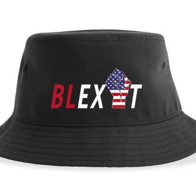 Blexit Blexit Movement Black Exit Sustainable Bucket Hat