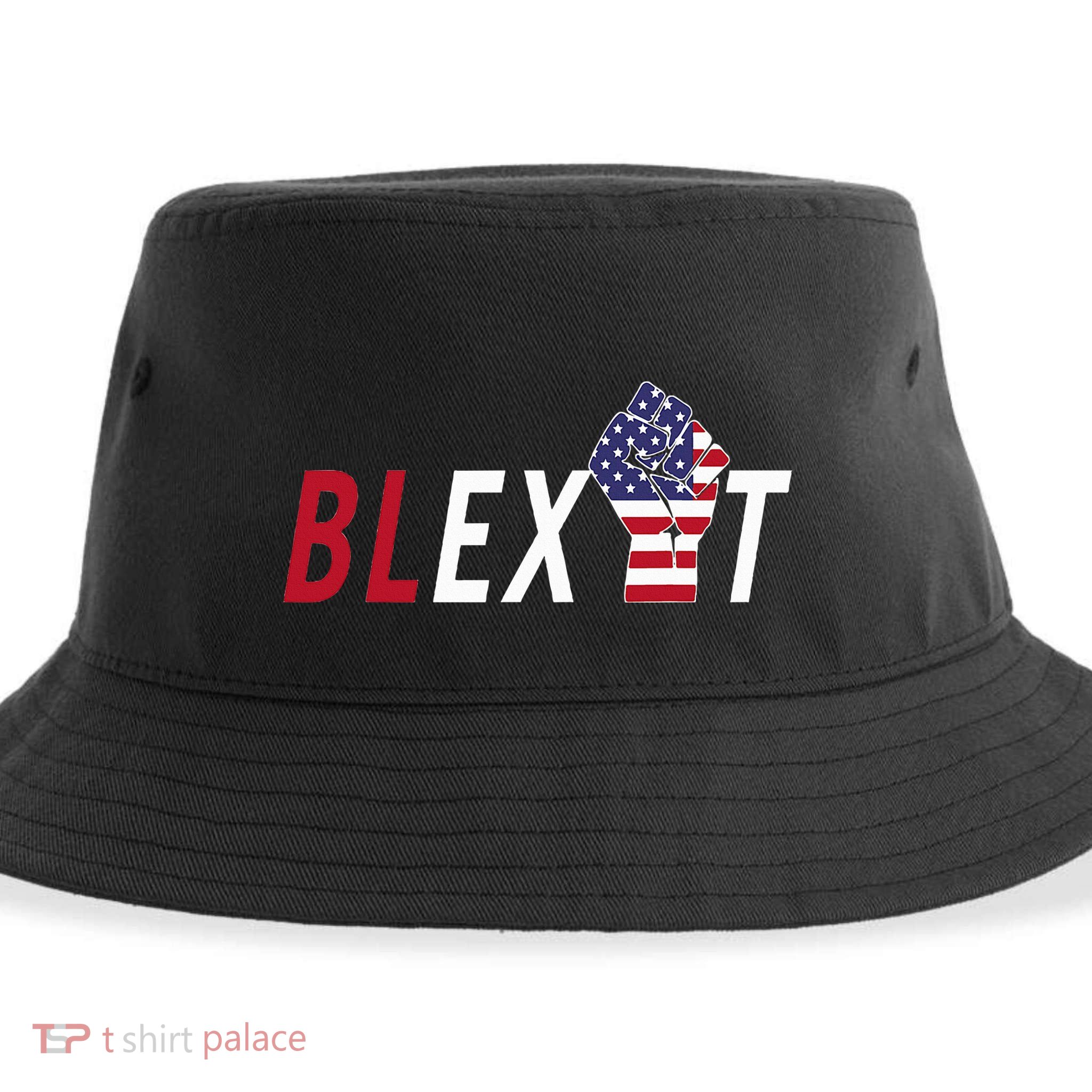 Blexit Blexit Movement Black Exit Sustainable Bucket Hat